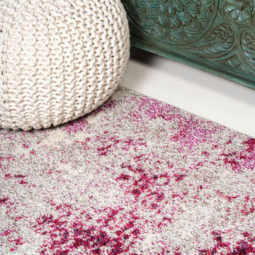 Contemporary Pop Modern Abstract Vintage Faded Area Rug - JONATHAN Y